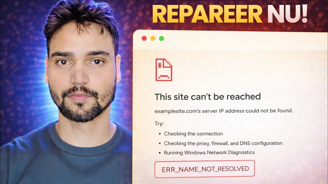 ERR_NAME_NOT_RESOLVED Foutoplossing 🔥 Internet werkt, maar website wordt niet geopend