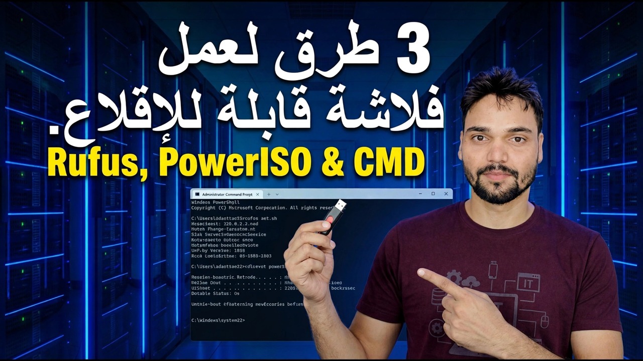 قم بإنشاء محرك أقراص USB قابل للتمهيد باستخدام Rufus وPowerISO – أدوات مجانية