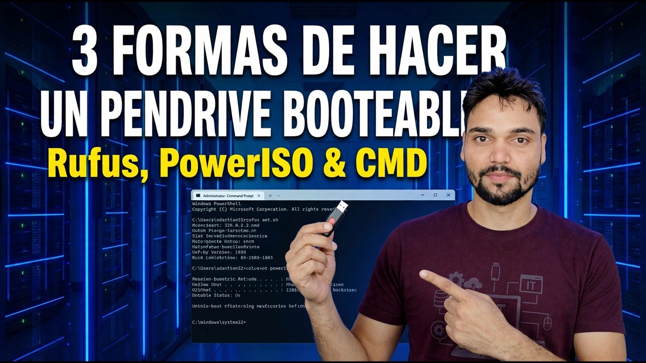 Cree una unidad USB de arranque con Rufus y PowerISO – Herramientas gratuitas