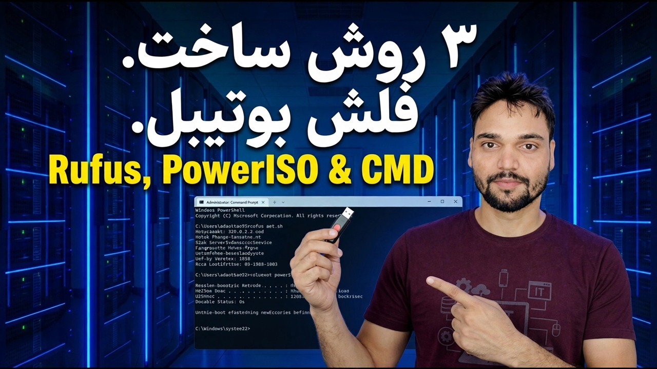 یک درایو USB قابل بوت با Rufus & PowerISO ایجاد کنید - ابزارهای رایگان