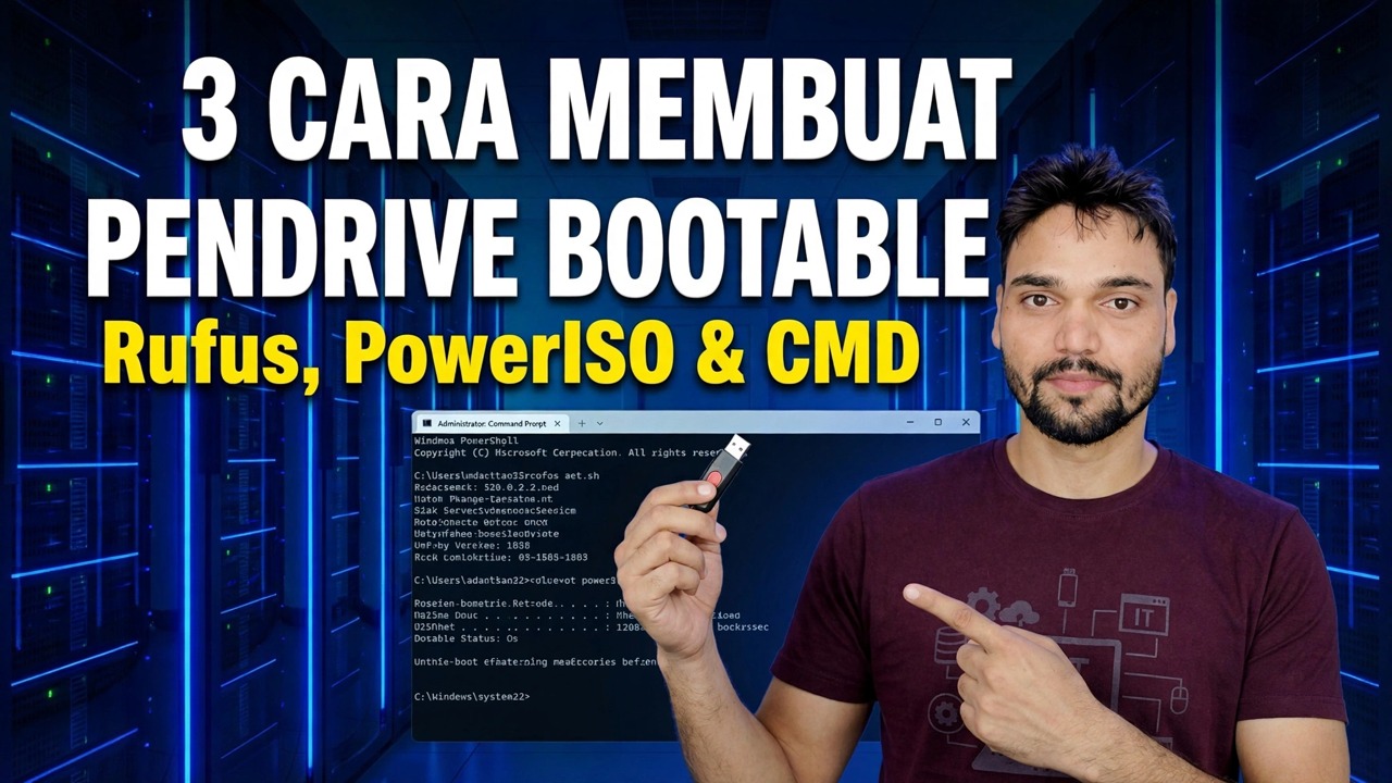 Buat Drive USB yang Dapat Di-boot dengan Rufus & PowerISO – Alat Gratis