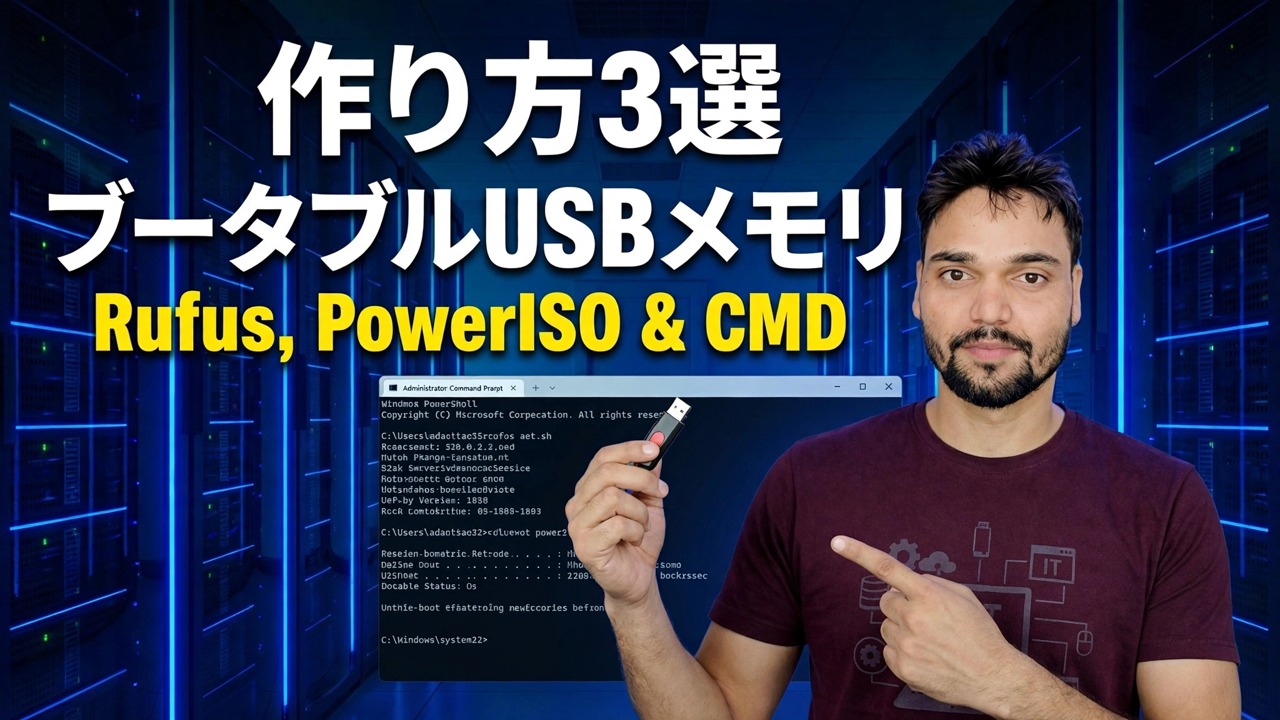 Rufus と PowerISO を使用してブート可能な USB ドライブを作成する – 無料ツール
