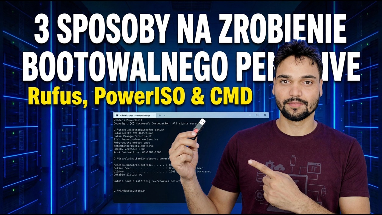 Utwórz rozruchowy dysk USB za pomocą Rufus i PowerISO – bezpłatne narzędzia