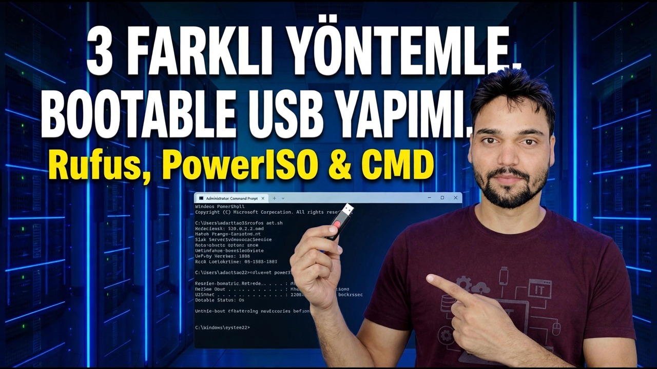 Rufus ve PowerISO ile Önyüklenebilir bir USB Sürücü Oluşturun – Ücretsiz Araçlar
