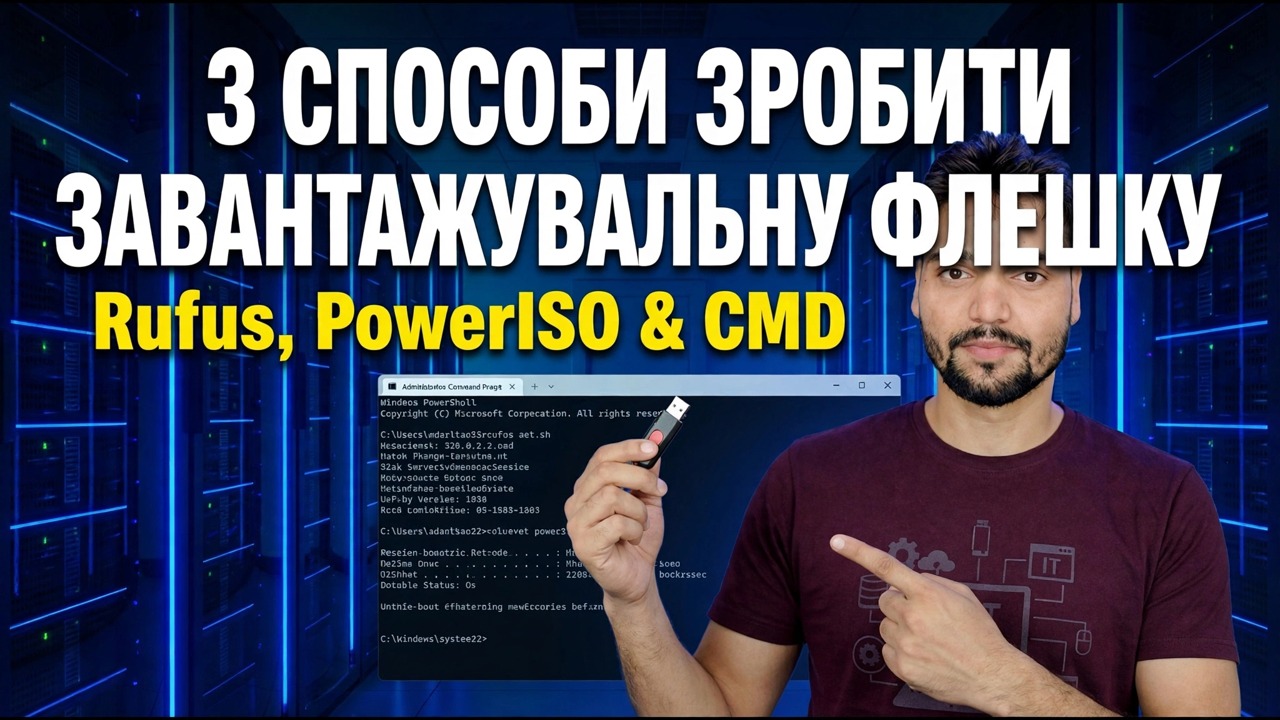 Створіть завантажувальний USB-накопичувач за допомогою Rufus і PowerISO – безкоштовних інструментів