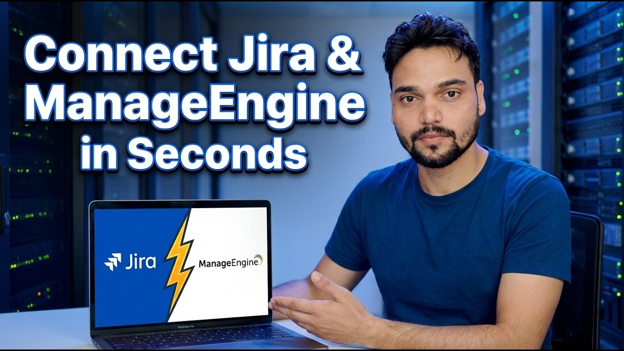 तुरंत ManageEngine के साथ जिरा को सिंक करें