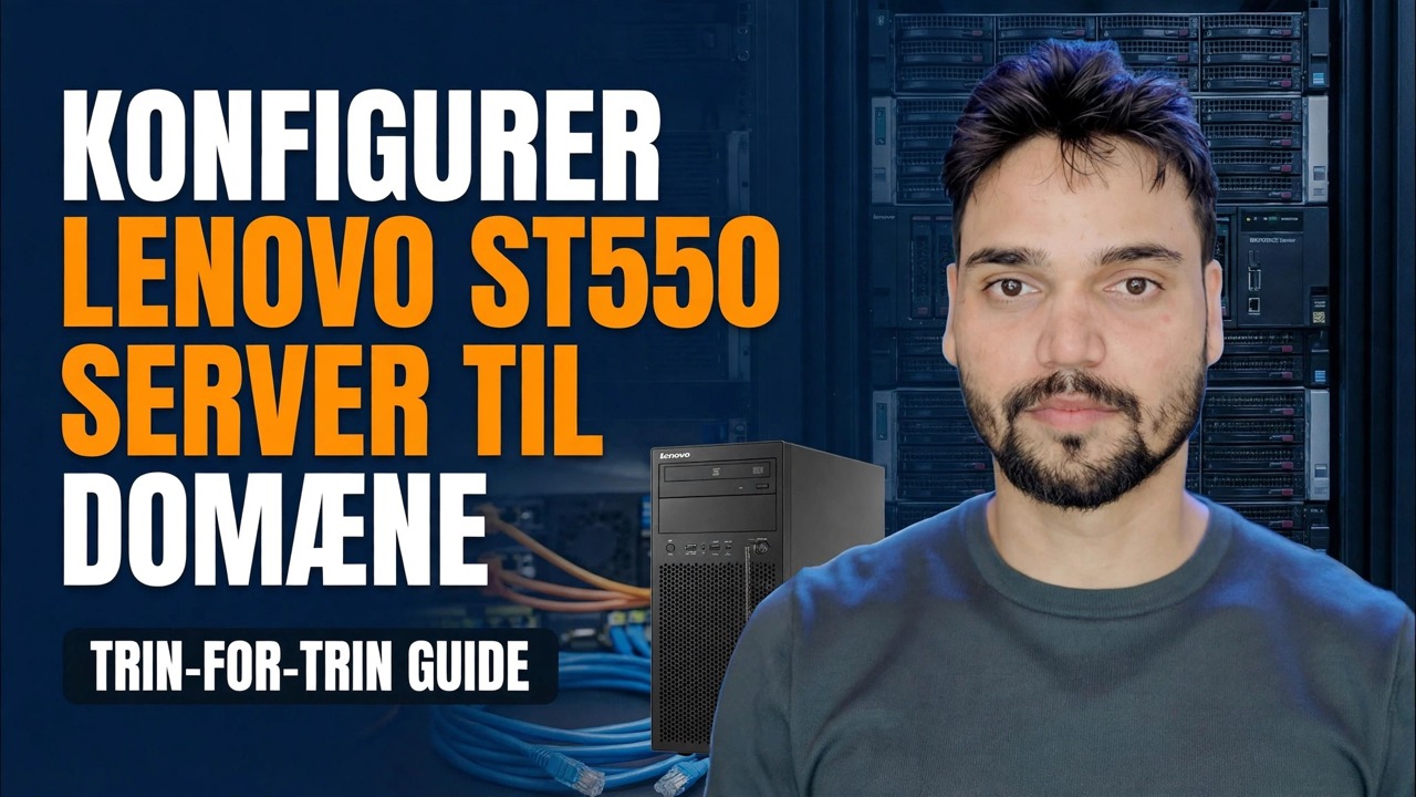 Serverhardware og RAID forklaret før installation af Windows Server