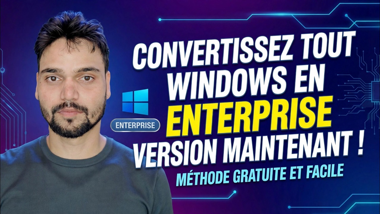Changer l'édition Windows en Entreprise 🔧 Processus complet