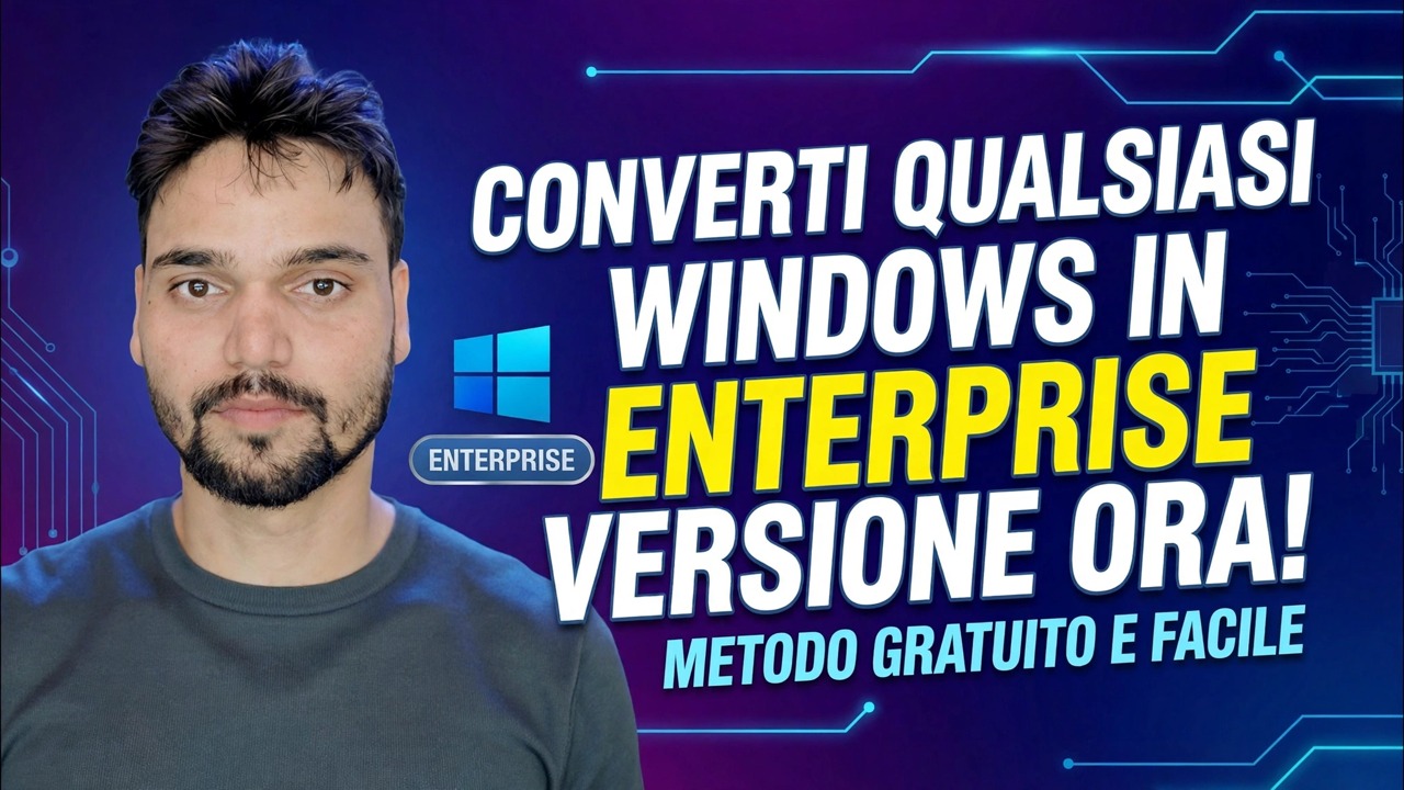 Cambia l'edizione da Windows a Enterprise 🔧 Completa il processo