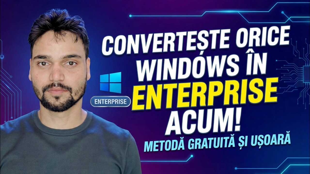 Schimbați Windows Edition în Enterprise 🔧 Proces complet