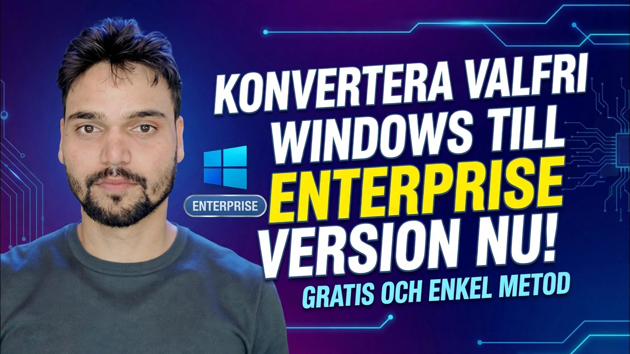 Ändra Windows Edition till Enterprise 🔧 Komplett process