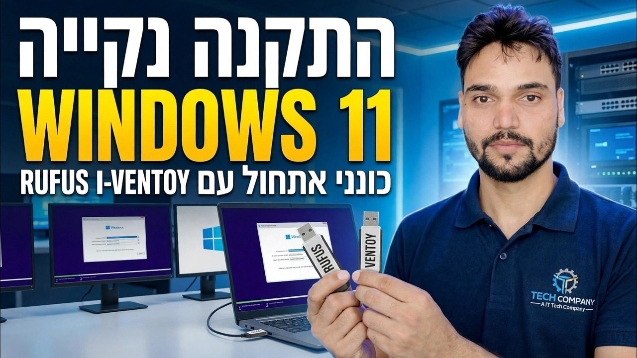 התקן את Windows 11 😳 Rufus + Ventoy המדריך המלא (שתי השיטות)