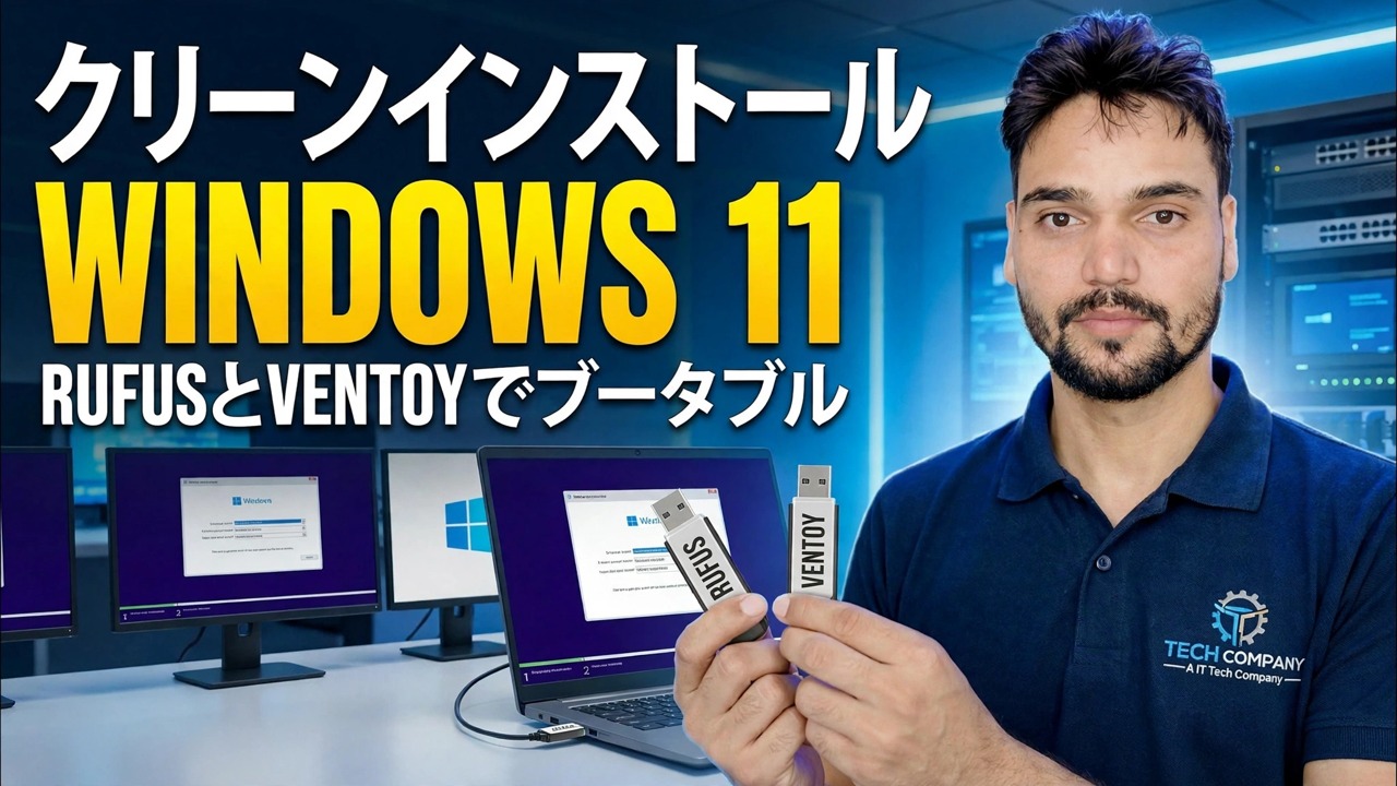 Windows 11 をインストールする 😳 Rufus + Ventoy フルガイド (両方の方法)