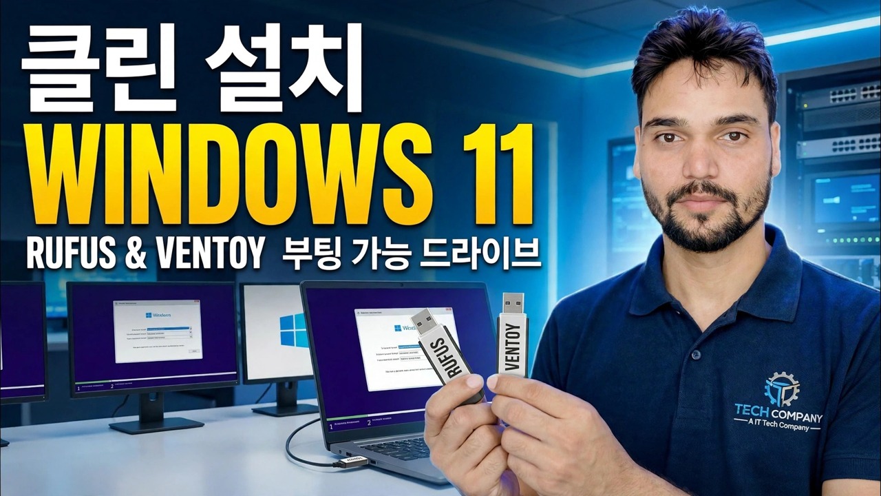 Windows 11 설치 😳 Rufus + Ventoy 전체 가이드(두 방법 모두)