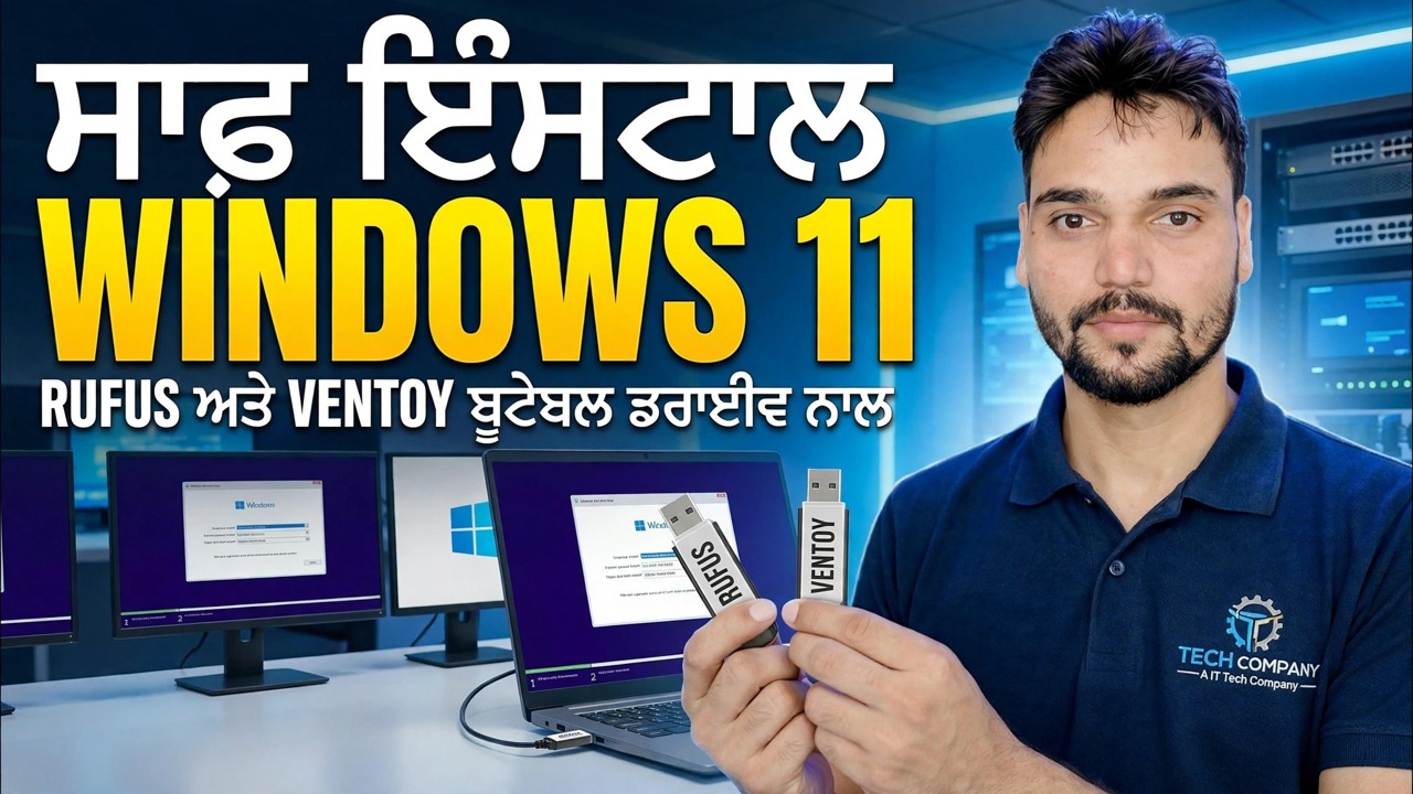 ਵਿੰਡੋਜ਼ 11 ਇੰਸਟਾਲ ਕਰੋ 😳 Rufus + Ventoy ਫੁੱਲ ਗਾਈਡ (ਦੋਵੇਂ ਢੰਗ)