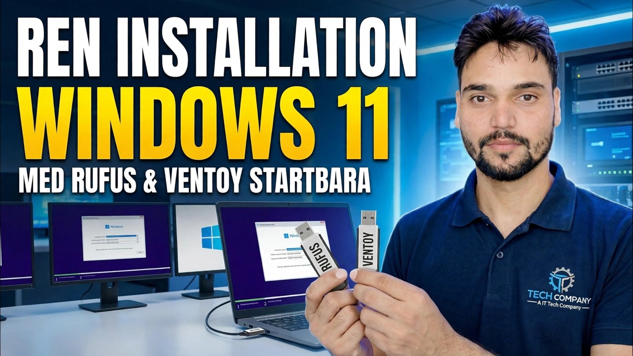 Installera Windows 11 😳 Rufus + Ventoy Fullständig guide (båda metoderna)