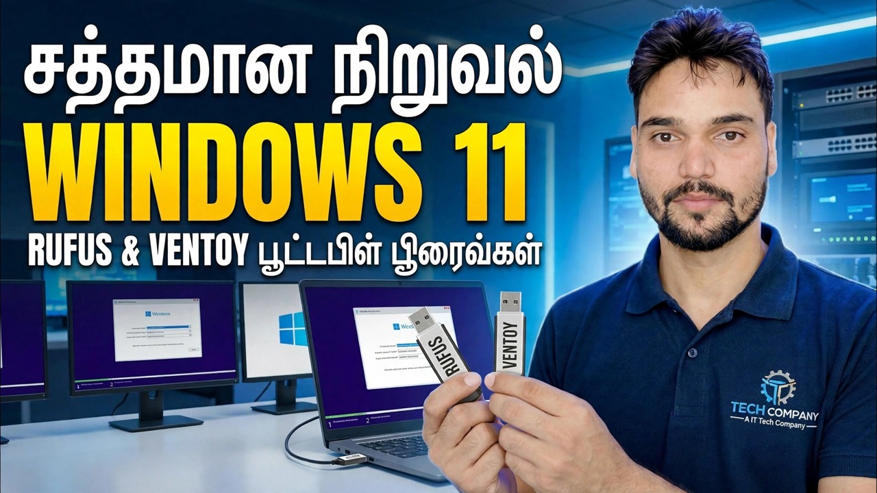 Windows 11 ஐ நிறுவவும் 😳 Rufus + Ventoy முழு வழிகாட்டி (இரண்டு முறைகளும்)
