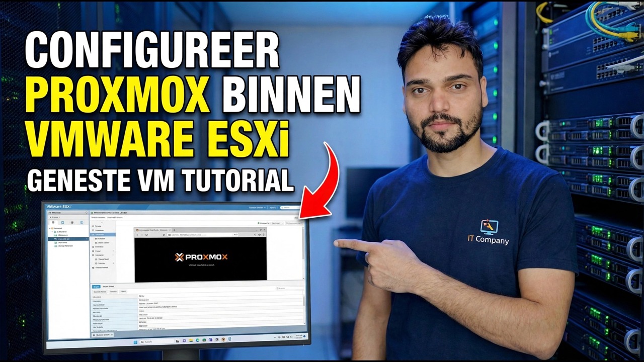 Proxmox geneste VM-installatie - ESXi-zelfstudie