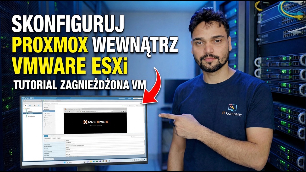 Konfiguracja zagnieżdżonej maszyny wirtualnej Proxmox — samouczek ESXi