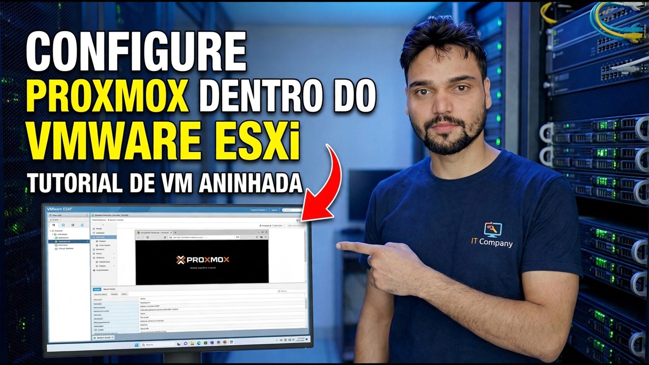 Configuração de VM aninhada Proxmox - Tutorial ESXi