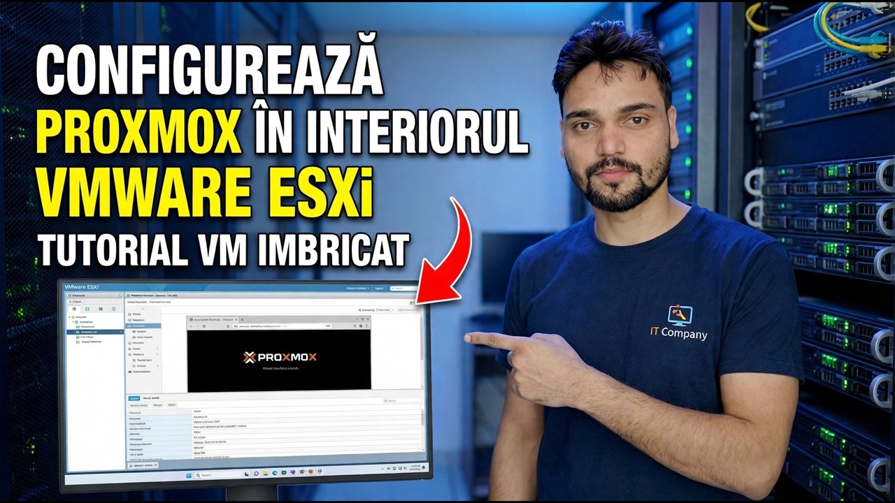 Configurare VM imbricată Proxmox - Tutorial ESXi