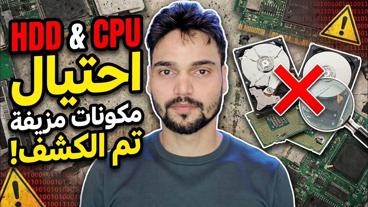 تنبيه من احتيال الكمبيوتر ❌ محرك أقراص ثابتة مزيف ووحدة معالجة مركزية مزيفة Ka Sach