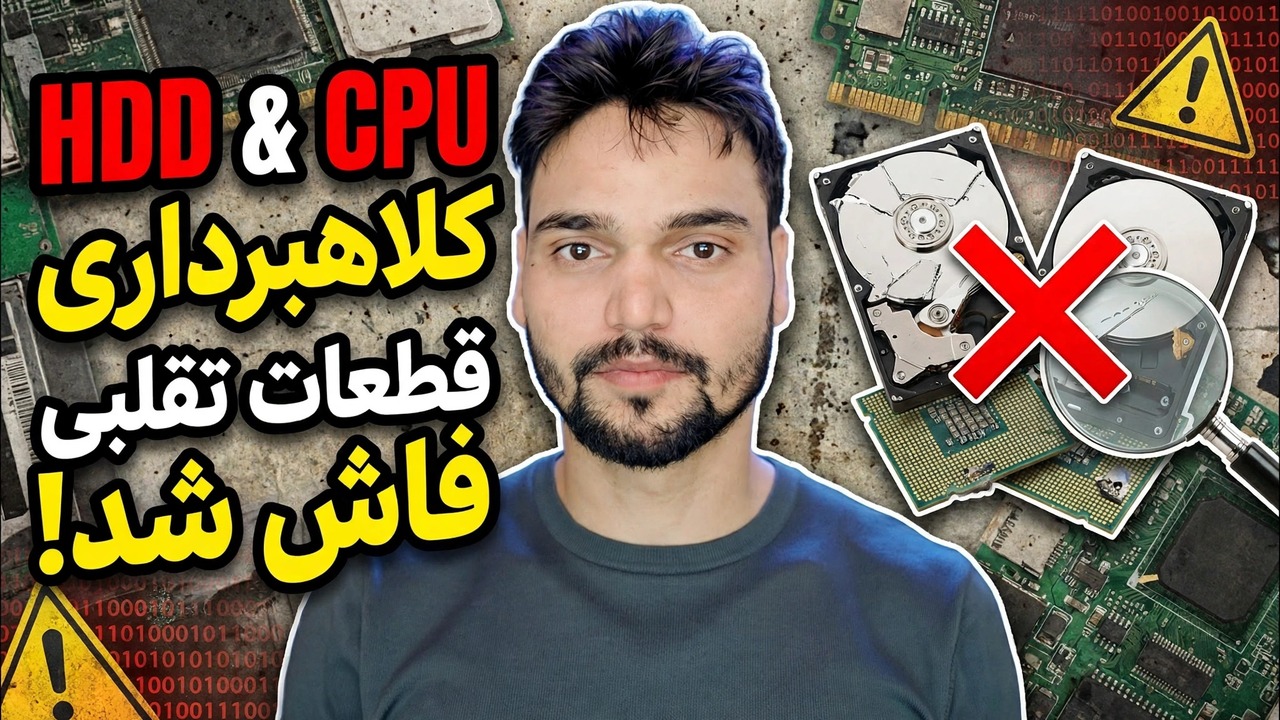 هشدار کلاهبرداری کامپیوتری ❌ HDD جعلی و CPU جعلی Ka Sach