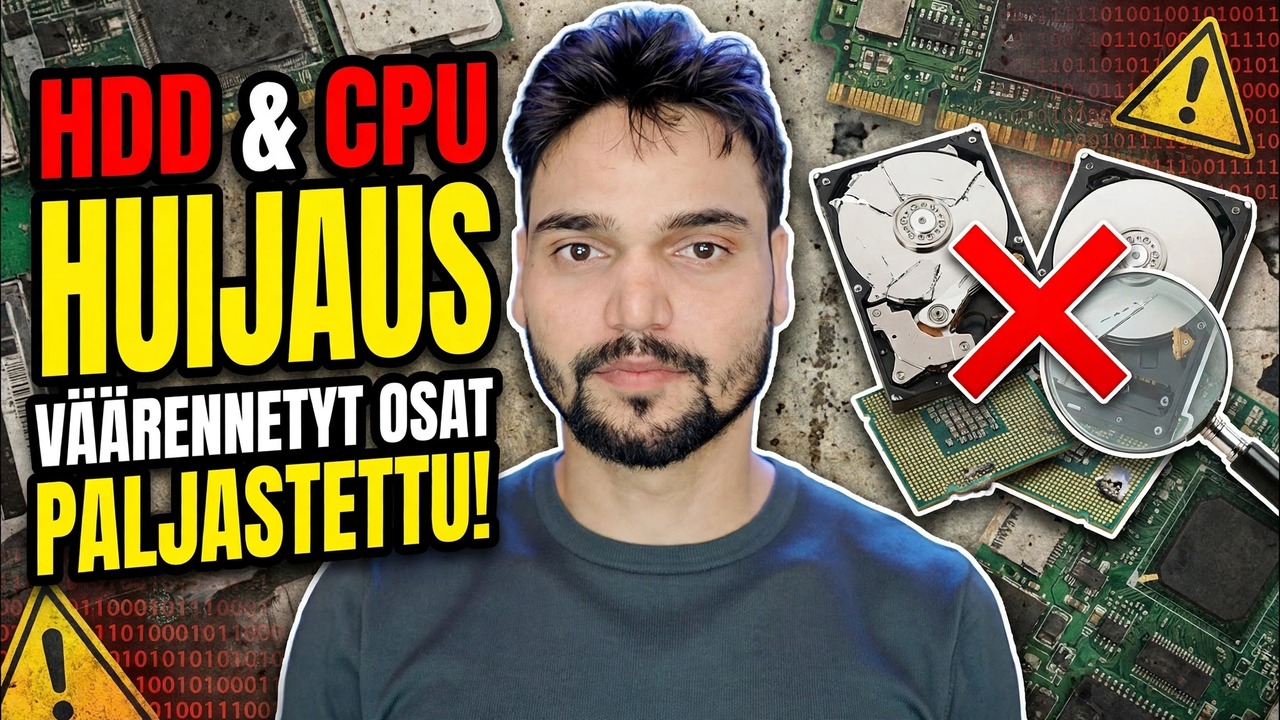 Tietokonehuijaushälytys ❌ Fake HDD & Fake CPU Ka Sach