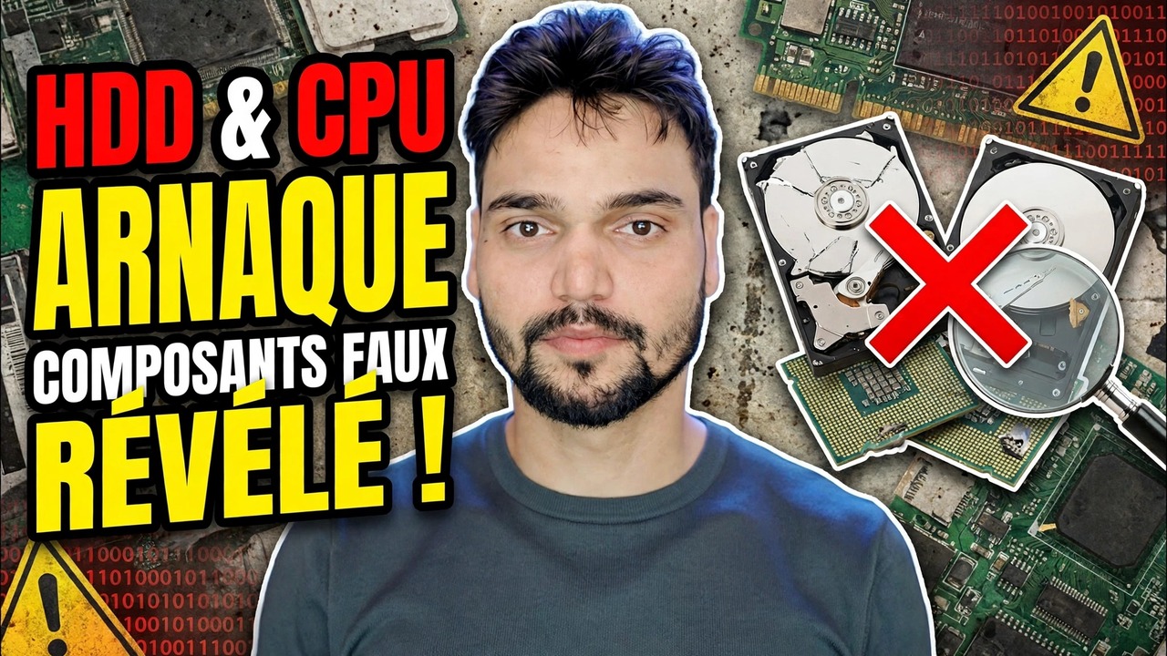 Alerte d'arnaque informatique ❌ Faux disque dur et faux processeur Ka Sach
