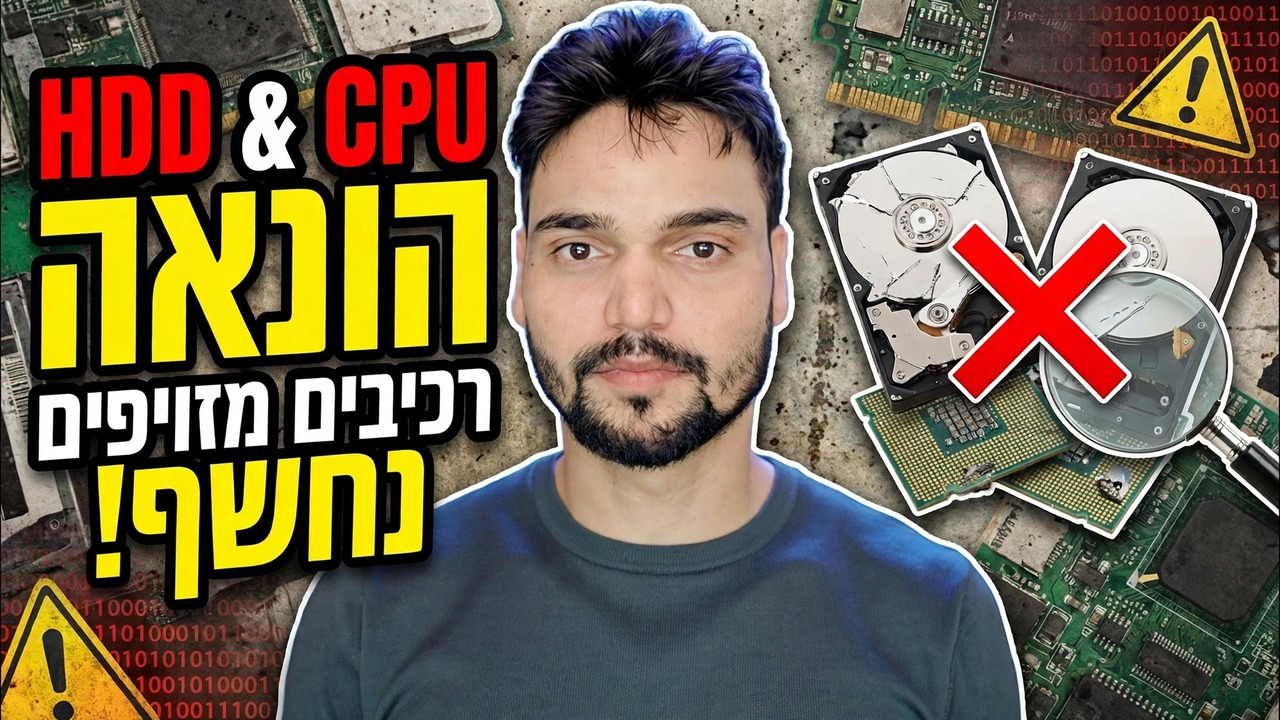 התראת הונאת מחשב ❌ HDD מזויף ומעבד מזויף Ka Sach