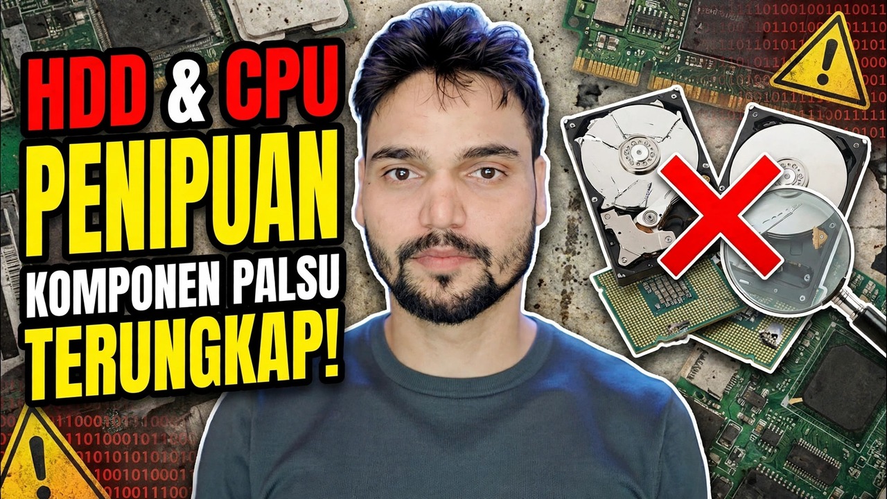 Peringatan Penipuan Komputer ❌ HDD Palsu & CPU Ka Sach Palsu