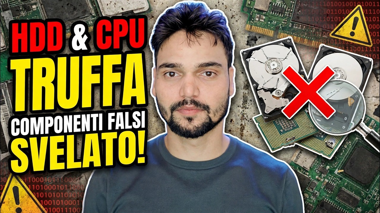 Avviso truffa informatica ❌ HDD falso e CPU falsa Ka Sach