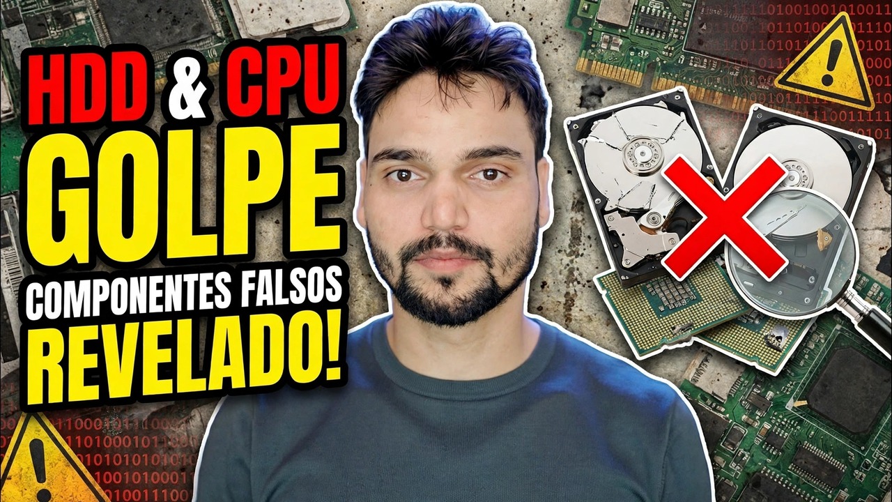 Alerta de fraude de computador ❌ HDD falso e CPU falsa Ka Sach