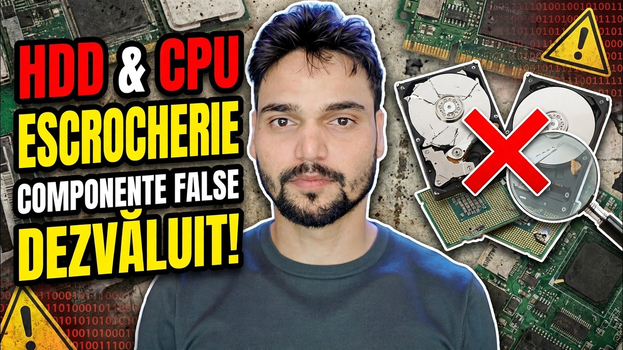 Alertă de înșelătorie computerizată ❌ HDD fals și procesor fals Ka Sach