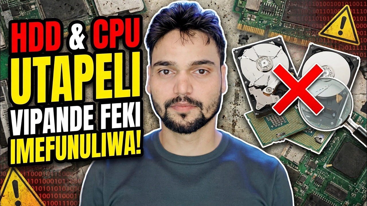 Tahadhari ya Ulaghai wa Kompyuta ❌ HDD Bandia & CPU Bandia Ka Sach