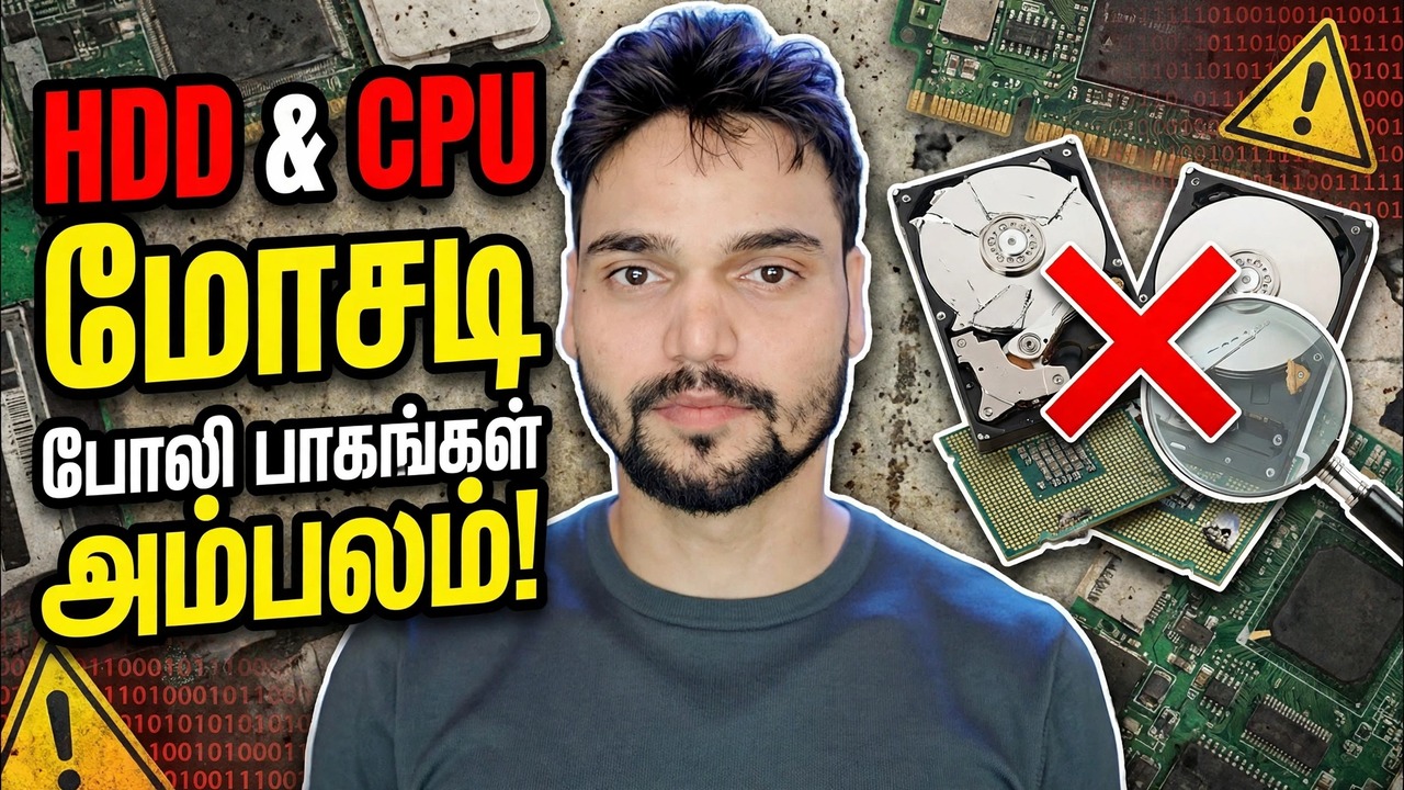 கணினி மோசடி எச்சரிக்கை ❌ போலி HDD & போலி CPU கா சாச்