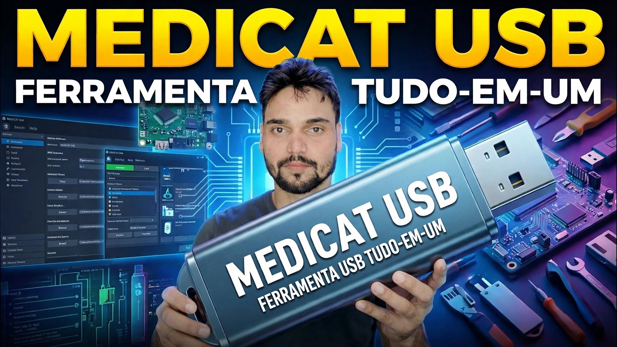 Tutorial do instalador USB do Medicat 2026