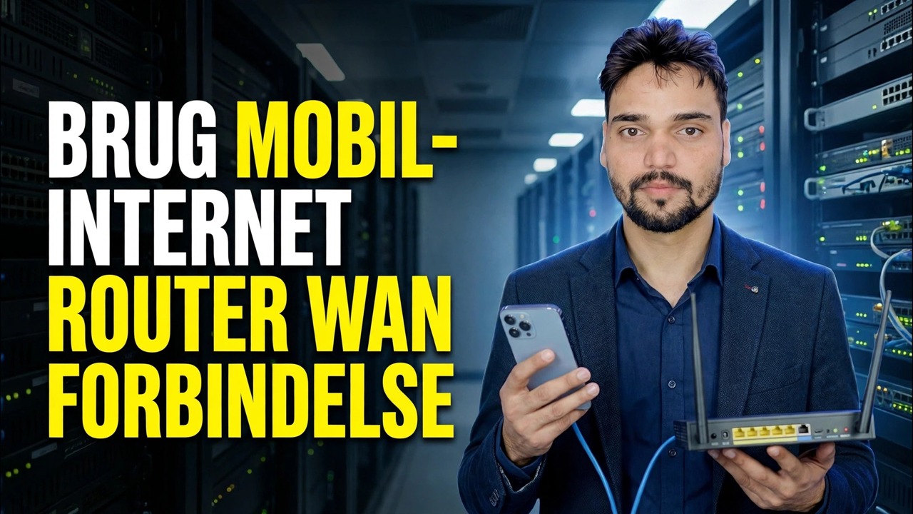 Brug telefoninternet på routeren 📶 Ethernet-tethering-trick forklaret