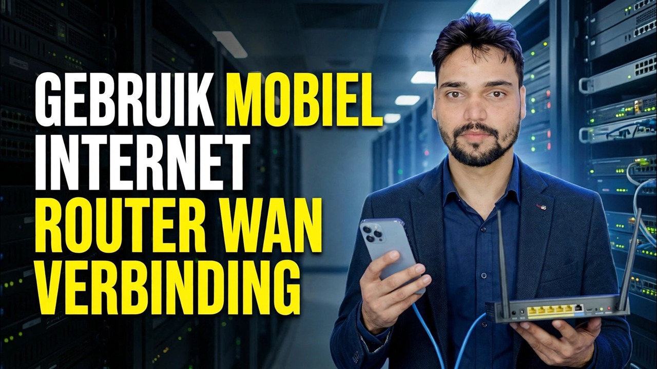 Gebruik telefooninternet op router 📶 Ethernet-tetheringtruc uitgelegd
