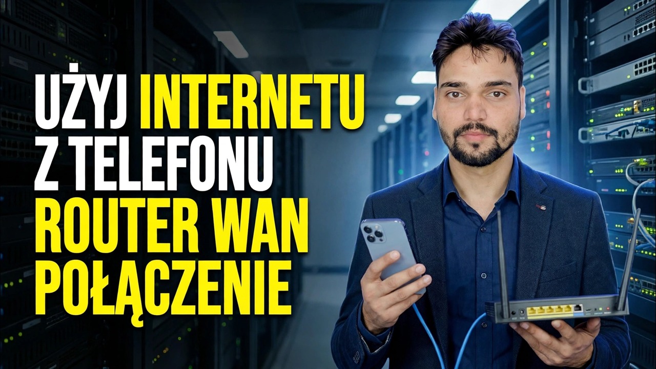 Użyj Internetu przez telefon na routerze 📶 Wyjaśniono sztuczkę z tetheringiem przez Ethernet