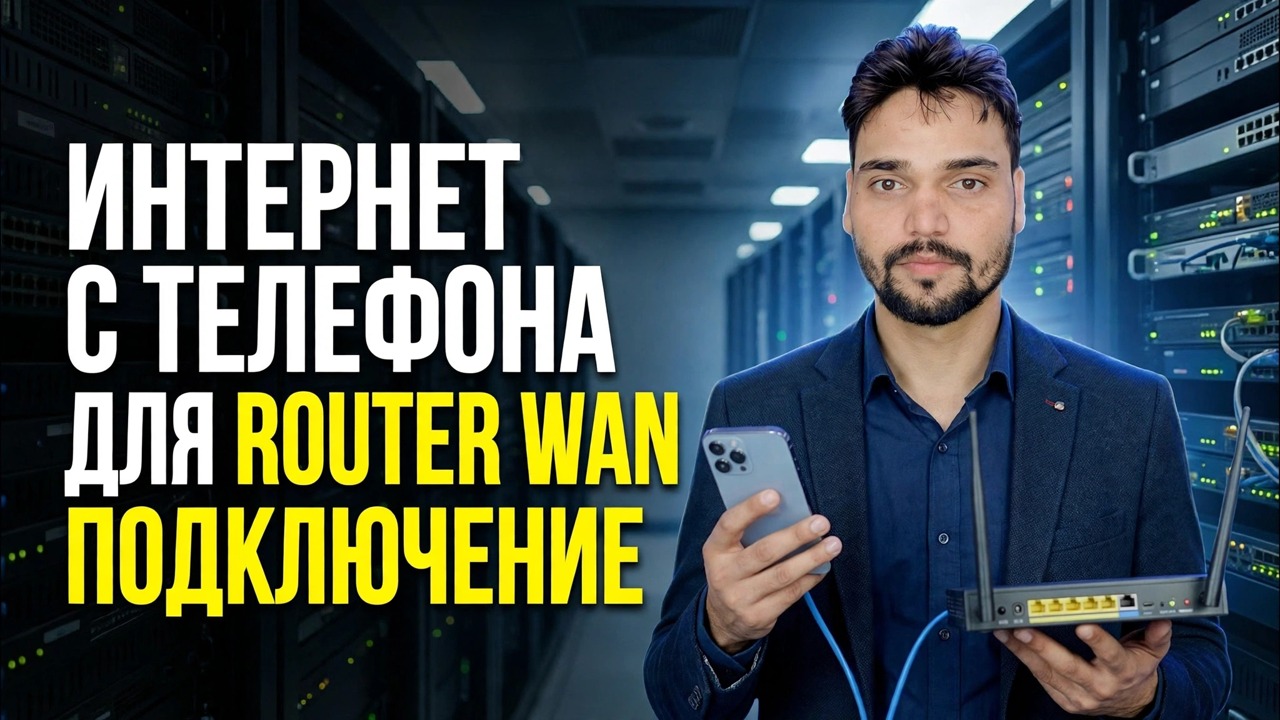 Используйте телефонный Интернет на маршрутизаторе 📶 Объяснение трюка с Ethernet-модемом