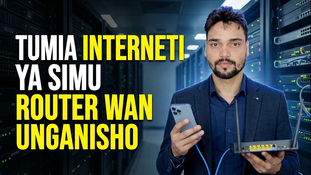 Tumia Mtandao wa Simu kwenye Kisambaza data 📶 Ujanja wa Kuunganisha Mtandao wa Ethaneti Umefafanuliwa