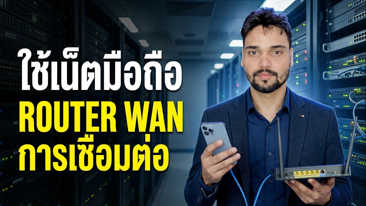 ใช้อินเทอร์เน็ตทางโทรศัพท์บนเราเตอร์ 📶 อธิบายเคล็ดลับการเชื่อมต่ออินเทอร์เน็ตผ่านอีเทอร์เน็ต