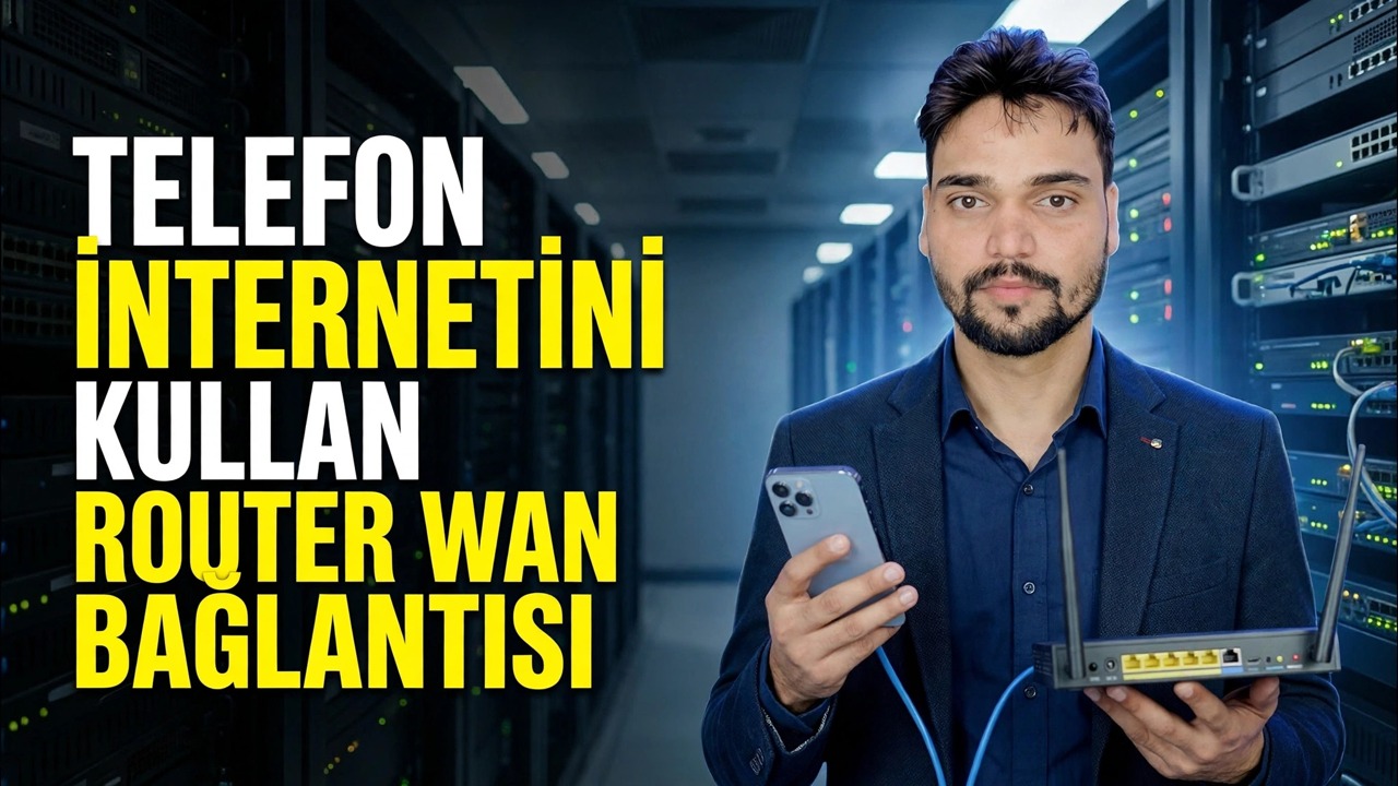 Yönlendiricide Telefon İnternetini Kullanın 📶 Ethernet Bağlantısı Hilesi Açıklandı