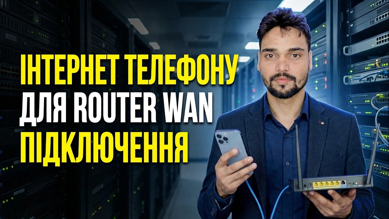 Використовуйте телефонний Інтернет на маршрутизаторі 📶 Пояснення трюку Ethernet-модему