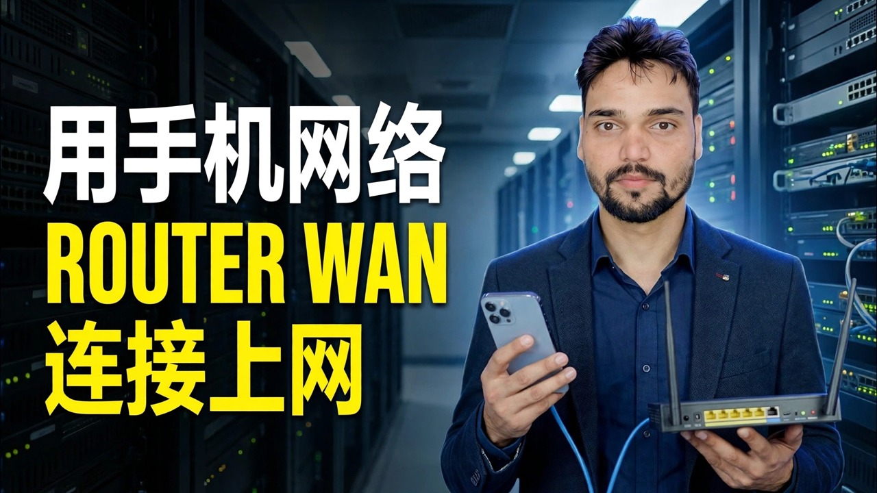 在路由器上使用电话互联网📶 以太网网络共享技巧解释