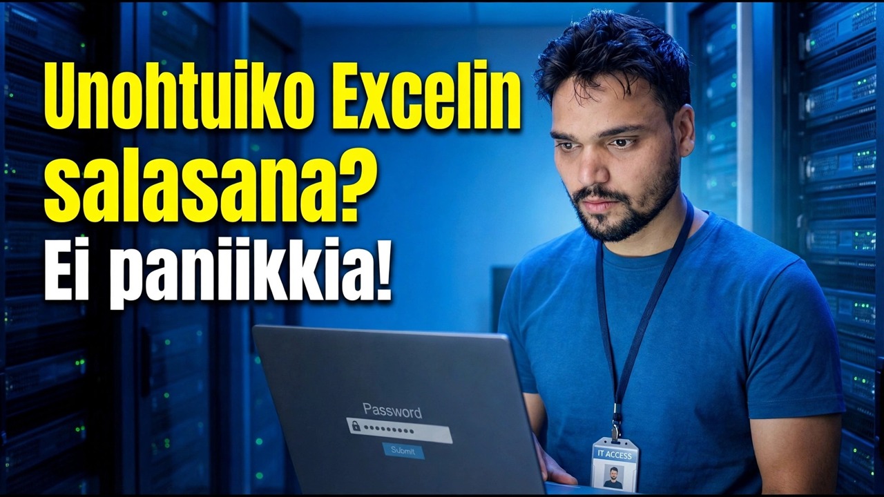Excelin salasanan palautus - toimii joka kerta