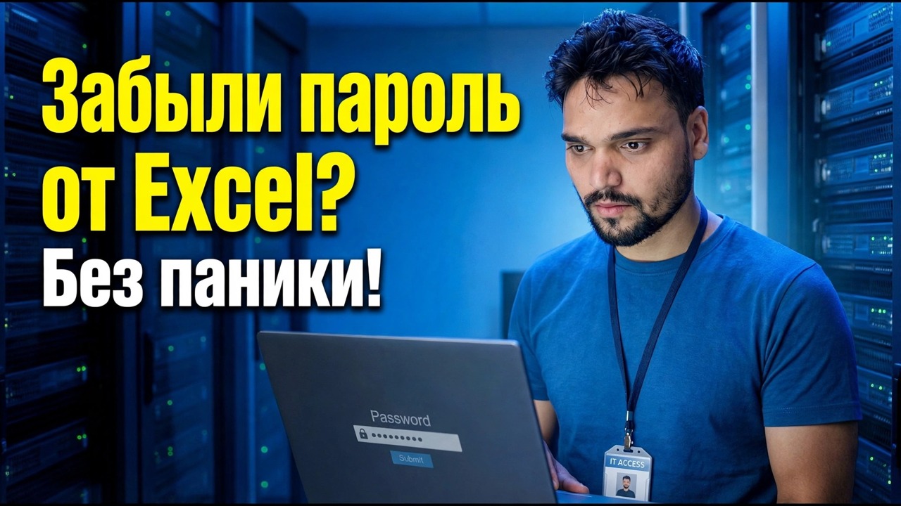 Восстановление пароля Excel — работает всегда