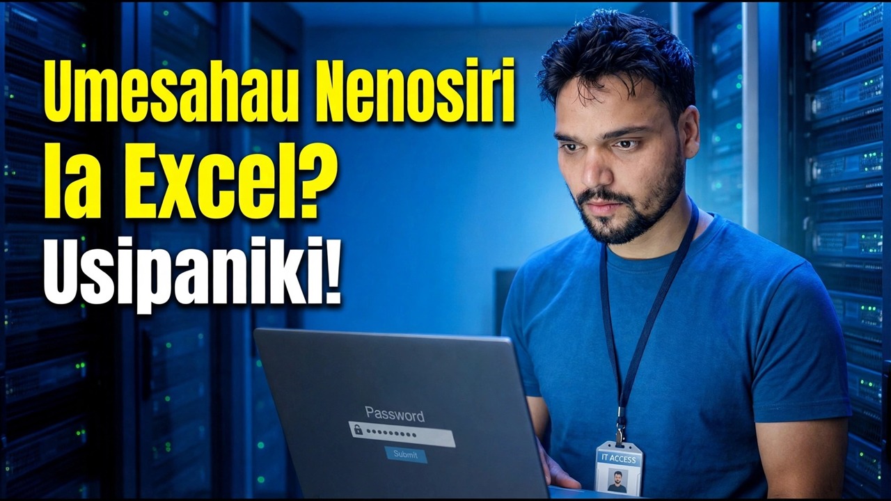 Urejeshaji wa Nenosiri la Excel - Hufanya kazi Kila Wakati