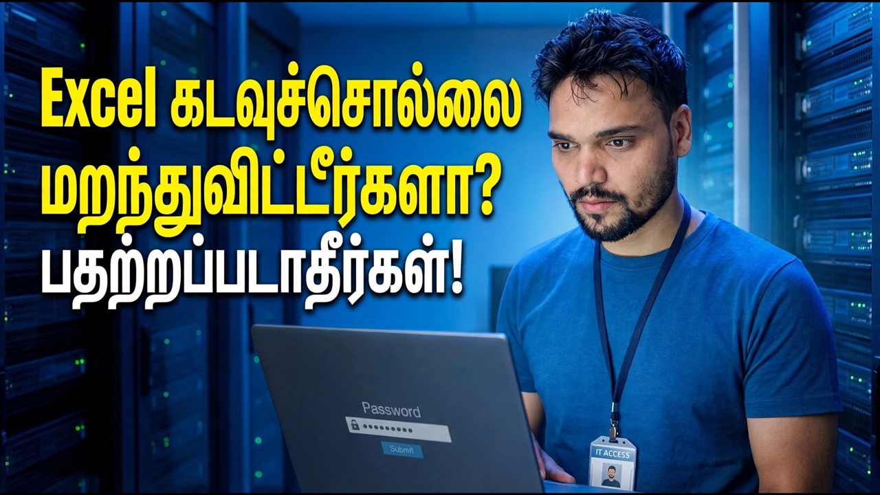 எக்செல் கடவுச்சொல் மீட்பு - ஒவ்வொரு முறையும் வேலை செய்கிறது